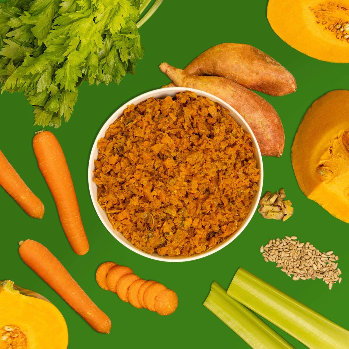 Seasonal Vege - Orange Meal Booster Dog food with vegetables Digestive-friendly veggie toppers Freeze-dried veggie pet toppers Antioxidant-rich toppers for pets Immunity-boosting veggie mix Fiber-rich pet food toppers