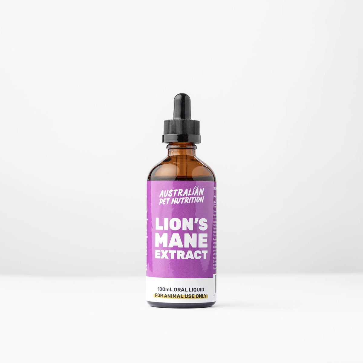 Lion's Mane 100ml recovery brain health IVDD recovery Disc disease support for dogs brain health gut health digestive health for pets